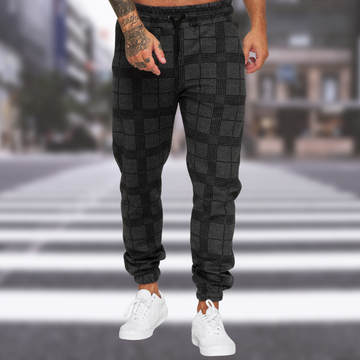 Mansel - pantalon chic à carreaux pour hommes