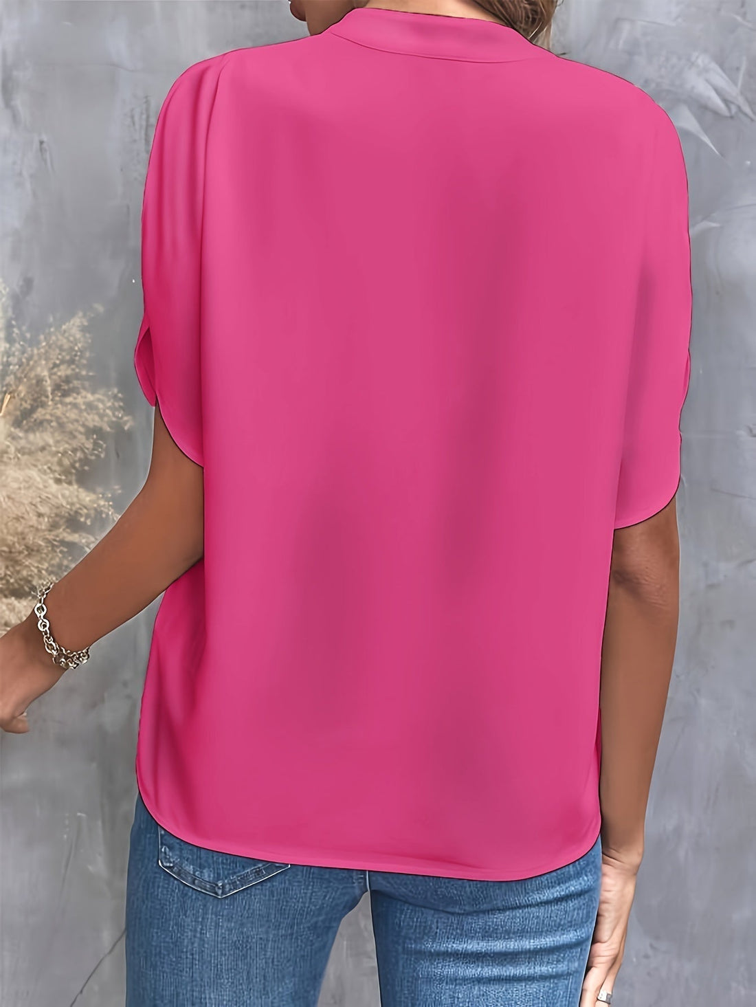 Lesly - Haut chic pour femme avec décolleté en V