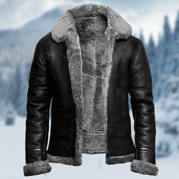 Leandro - Veste en cuir robuste pour homme