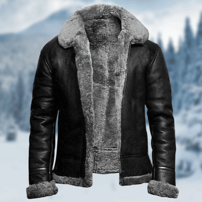 Leandro - Veste en cuir robuste pour homme