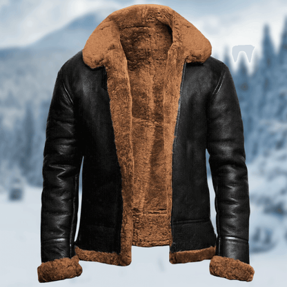 Leandro - Veste en cuir robuste pour homme