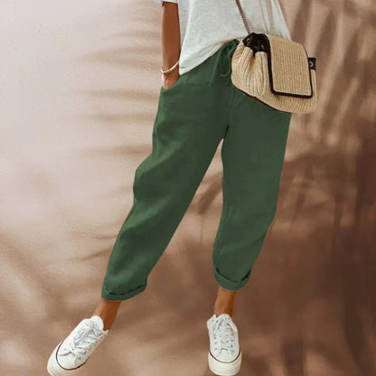 Julia - elegant linen trousers