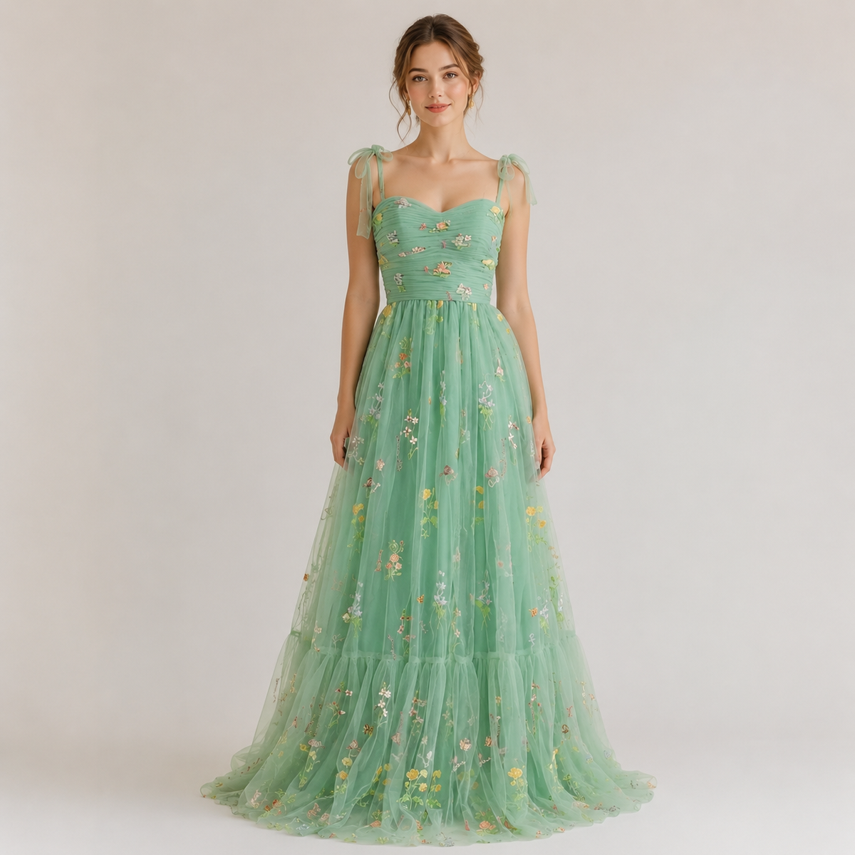 Livia - Robe de bal élégante avec broderie florale