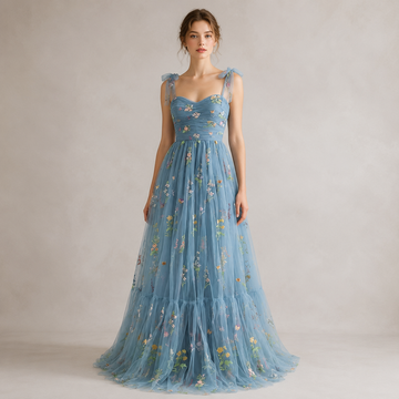 Livia - Robe de bal élégante avec broderie florale