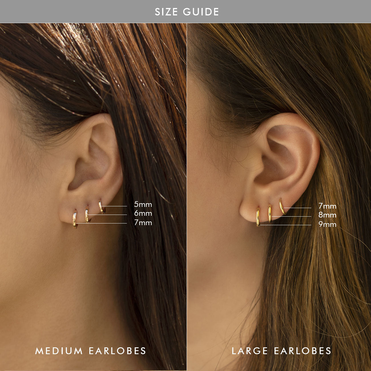 Queenie - Boucles d'oreilles Huggie