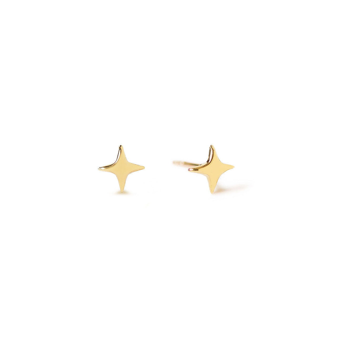 Kathryn - Boucles d'oreilles en étoile avec éclat