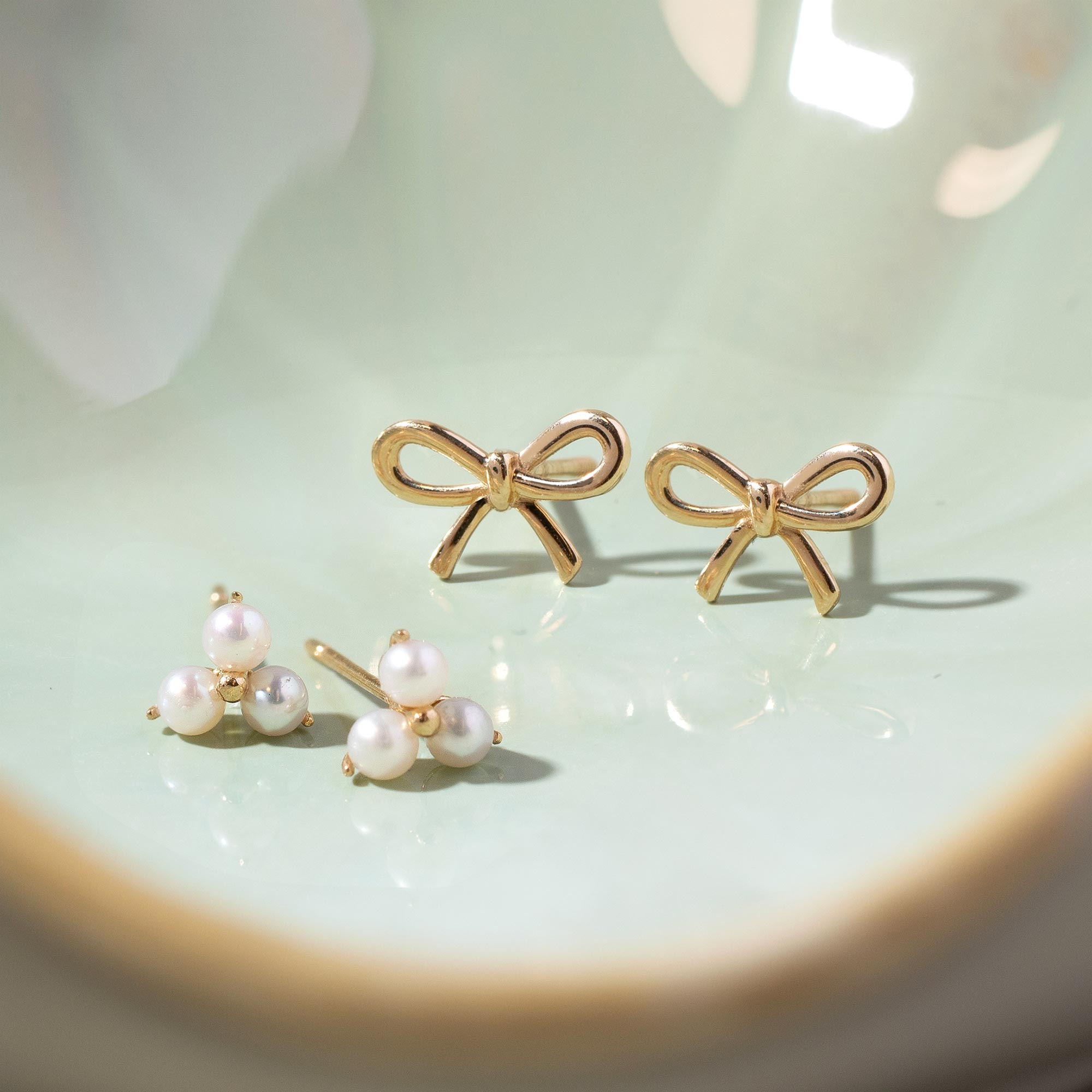 Isabella - Boucles d'oreilles en perles Trinity