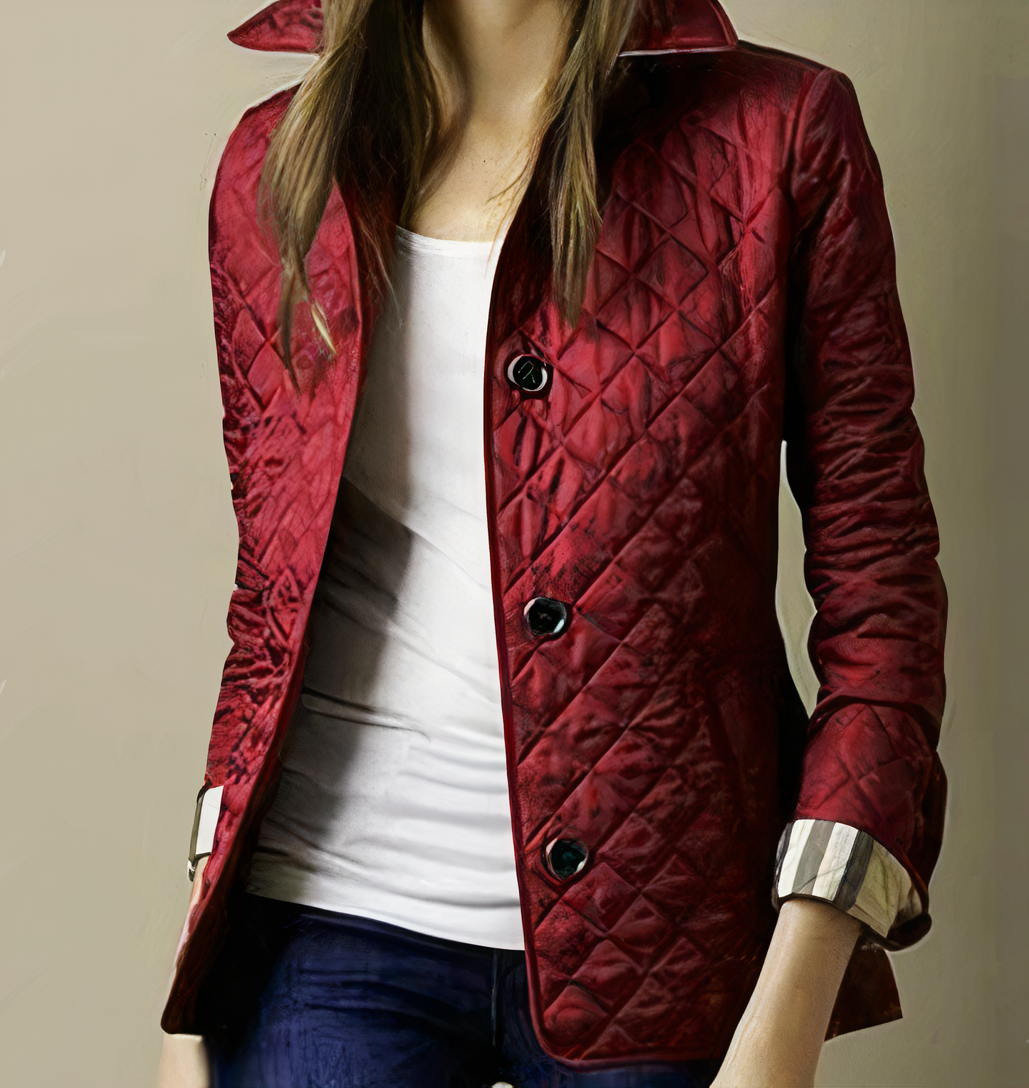 Evelyn – Veste femme en soie et coton