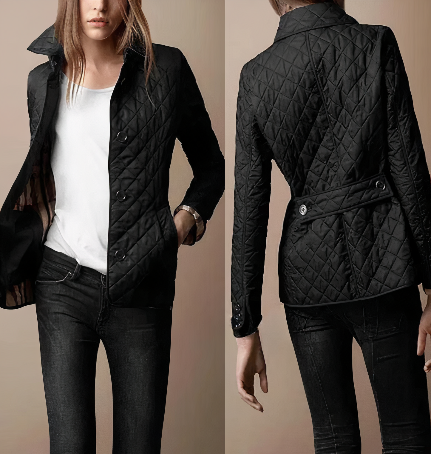 Evelyn – Veste femme en soie et coton