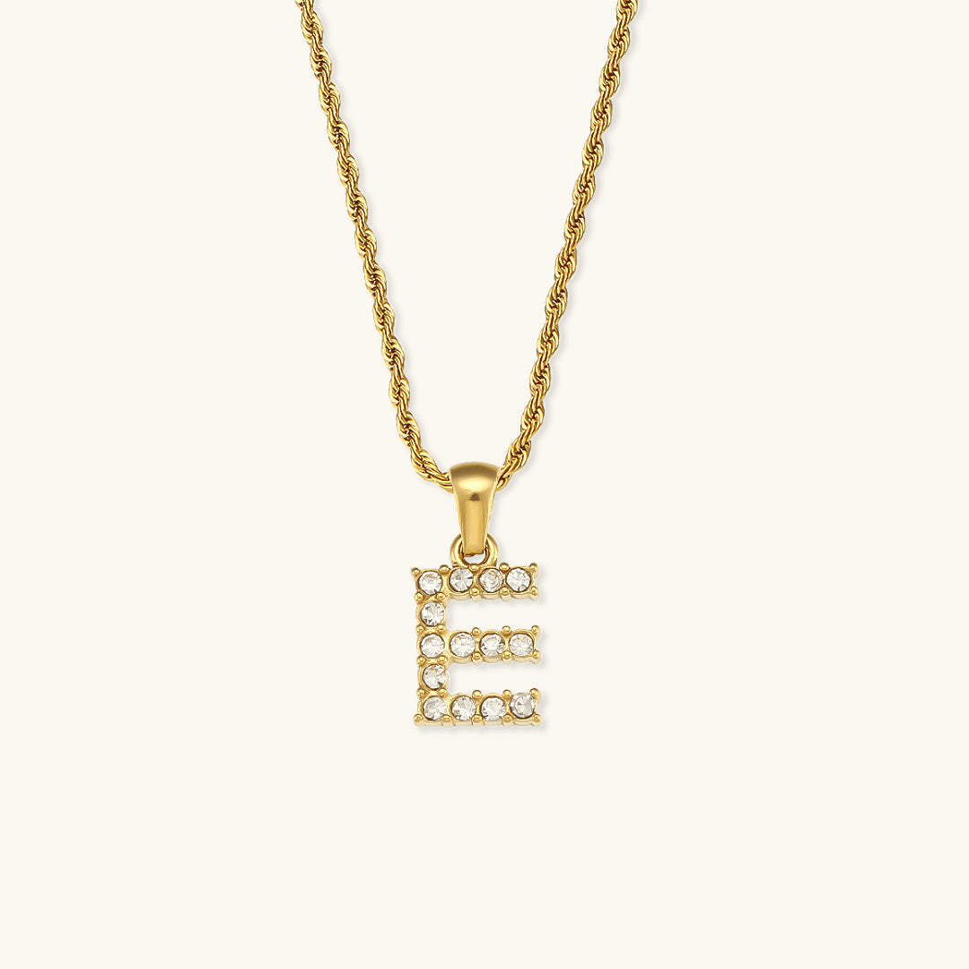 Maeve - Collier de diamants avec initiales
