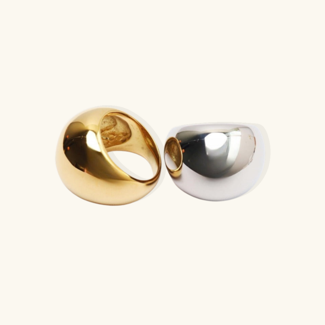 Ella – Bague dôme contemporaine