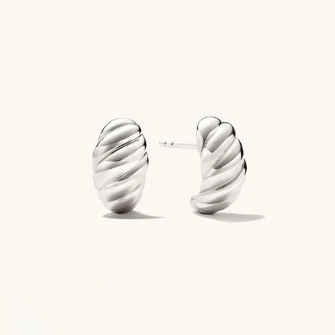 Ellie – Boucles d'oreilles croissant en or