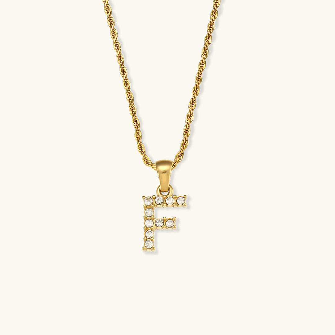 Maeve - Collier de diamants avec initiales