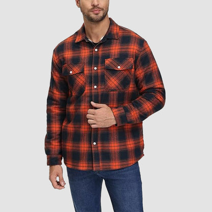 Marlon – Chemise overshirt à carreaux d'hiver pour hommes