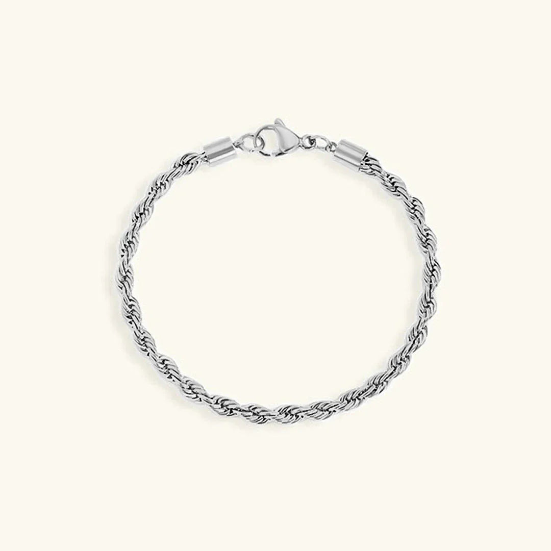 Gigi – Bracelet en maillons de corde dorée élégant