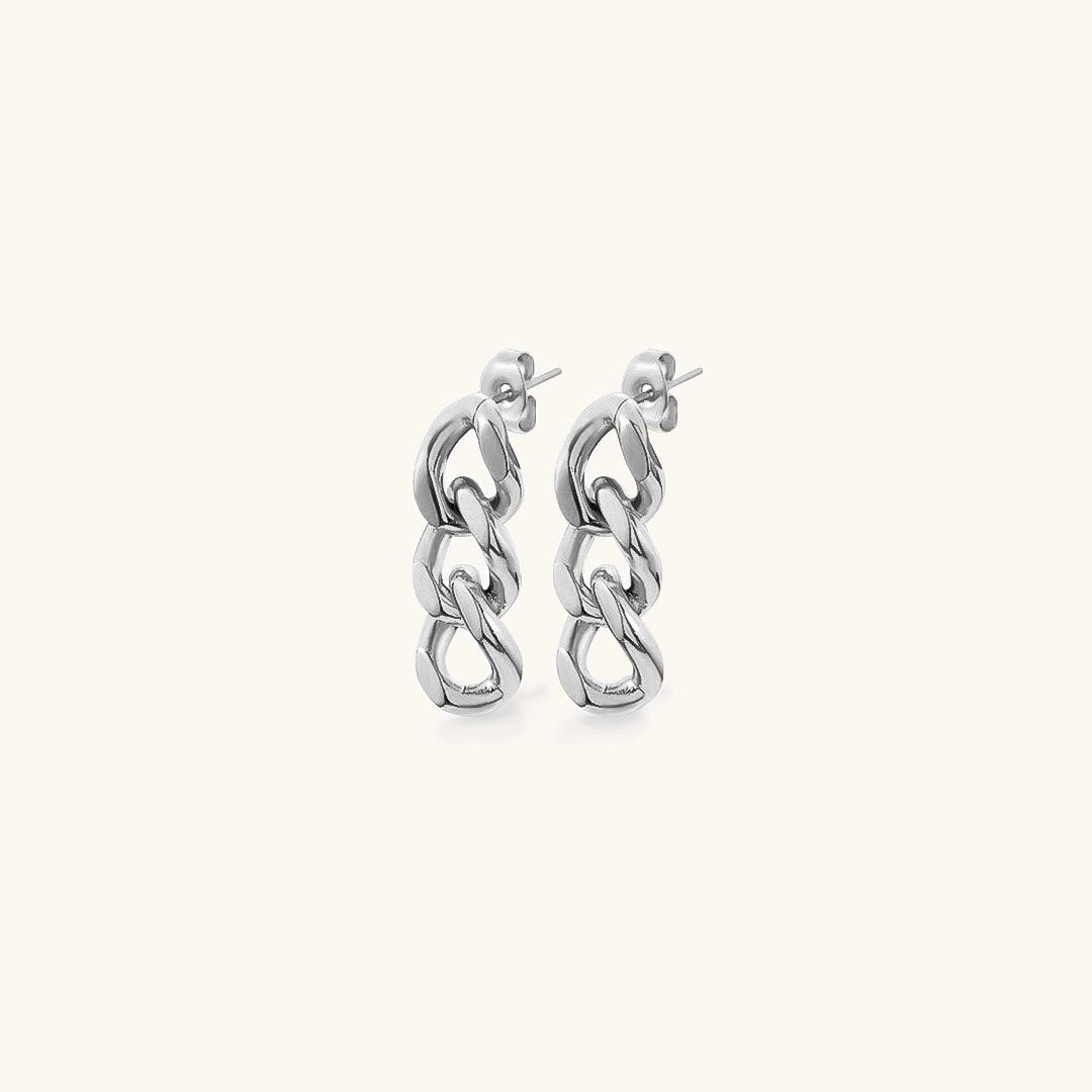 Lee - Boucle d'oreille en chaîne d'or