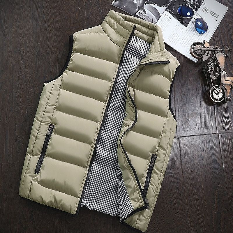 Gilet homme doublé et résistant à l’eau – Style fonctionnel et élégant