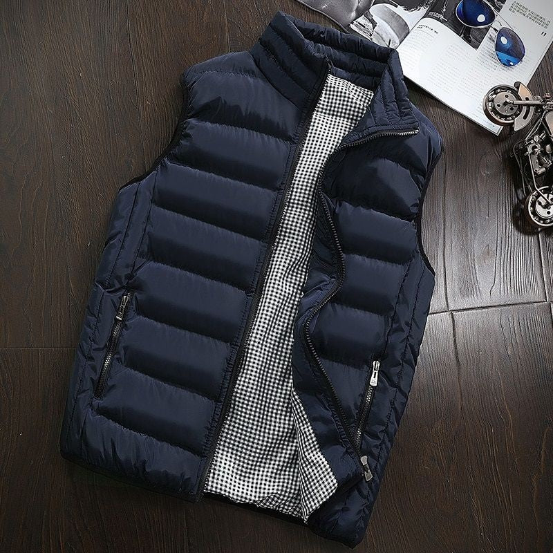 Gilet homme doublé et résistant à l’eau – Style fonctionnel et élégant