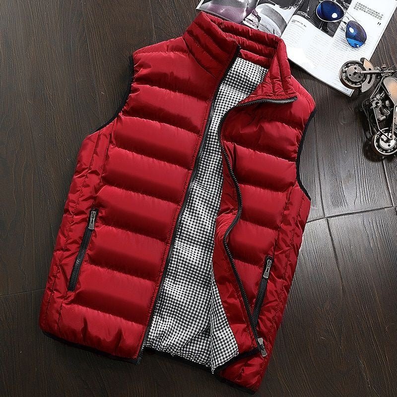 Gilet homme doublé et résistant à l’eau – Style fonctionnel et élégant