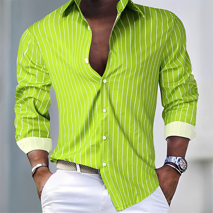 Wilbert - Traditional striped shirt for men