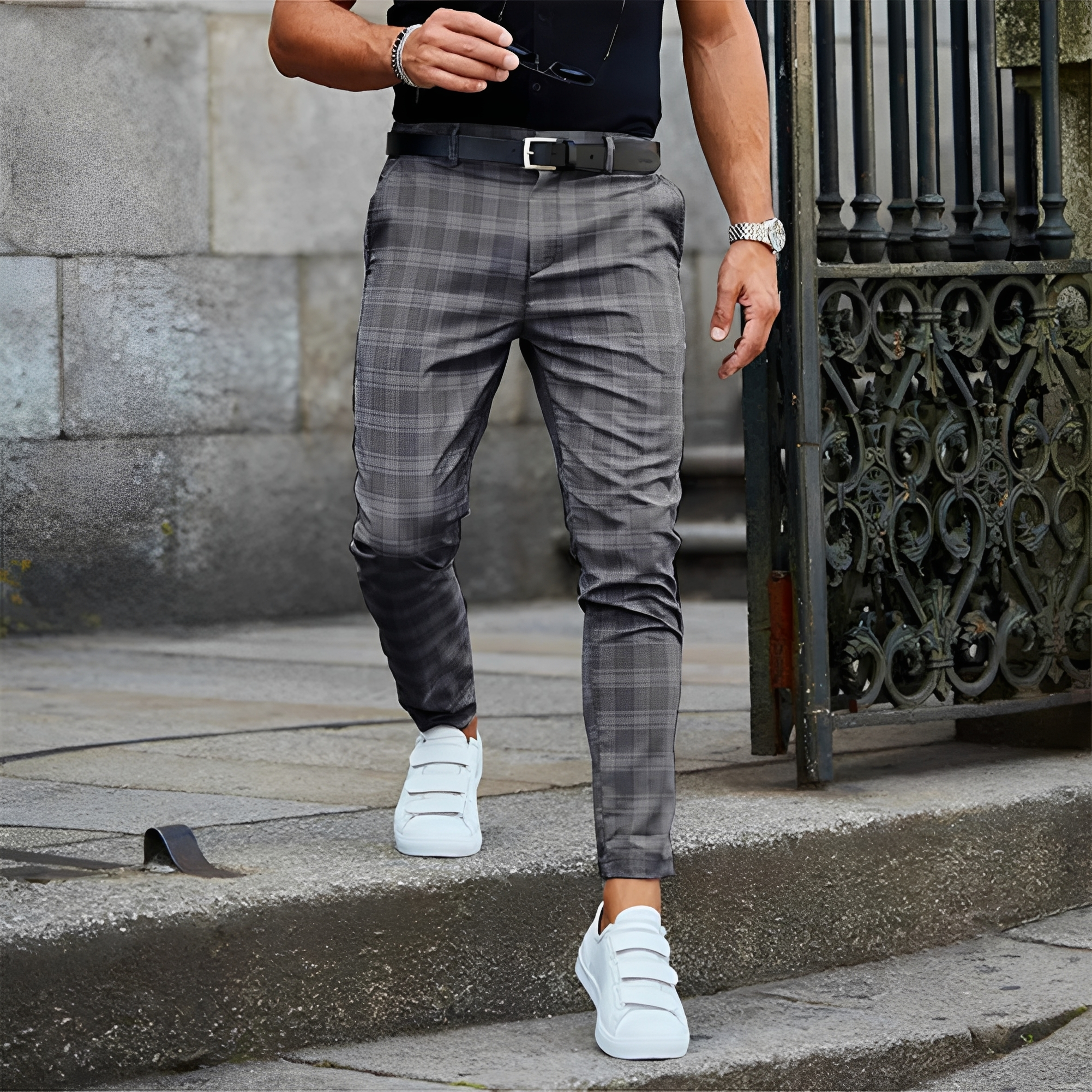 Elezer - Pantalon d'été homme décontracté