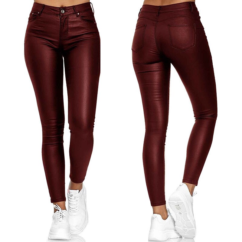 Dina – Pantalon en cuir souple