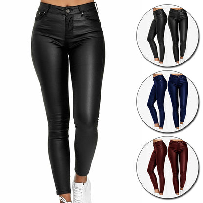 Dina – Pantalon en cuir souple