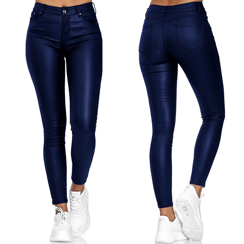 Dina – Pantalon en cuir souple