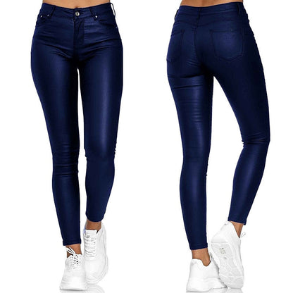 Dina – Pantalon en cuir souple