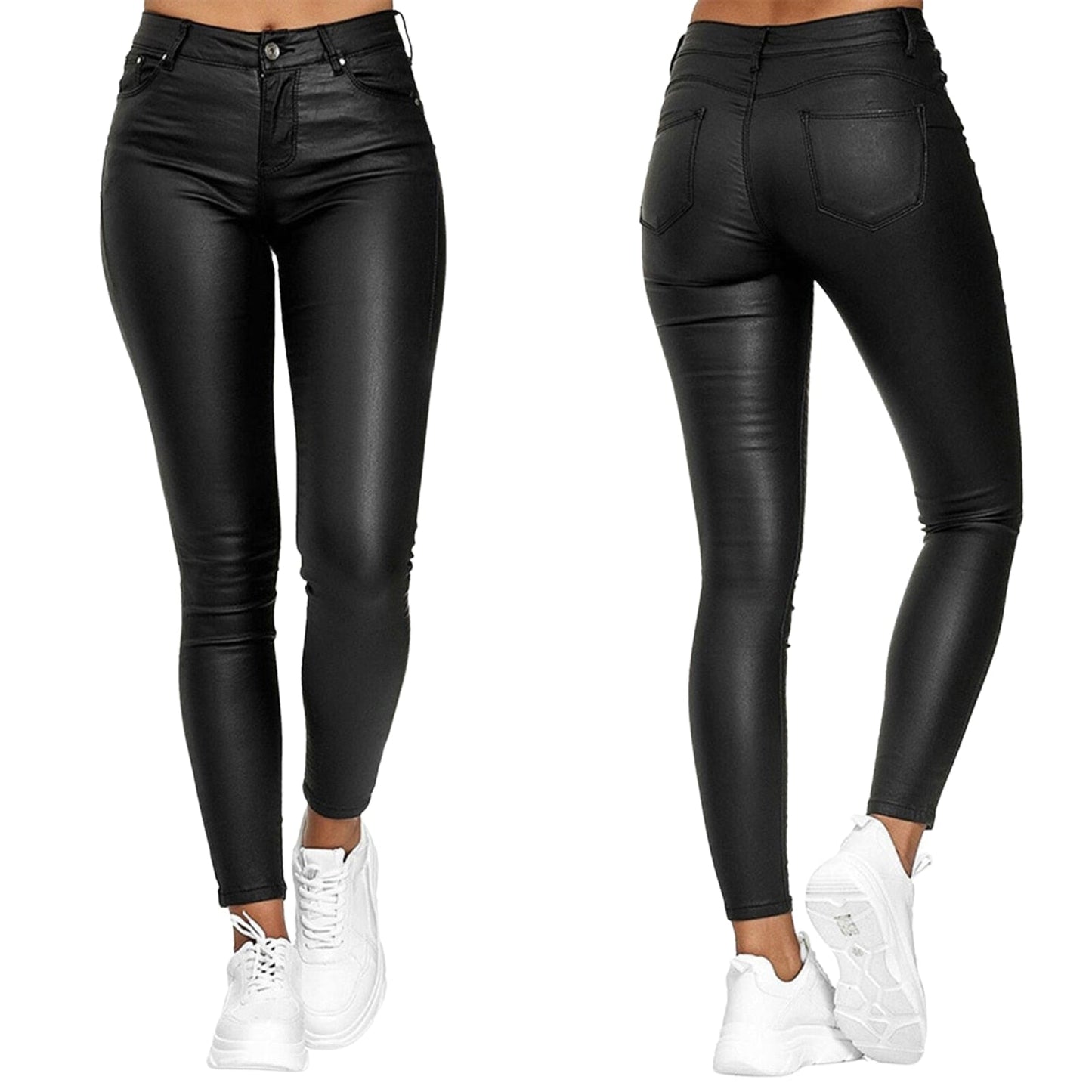 Dina – Pantalon en cuir souple