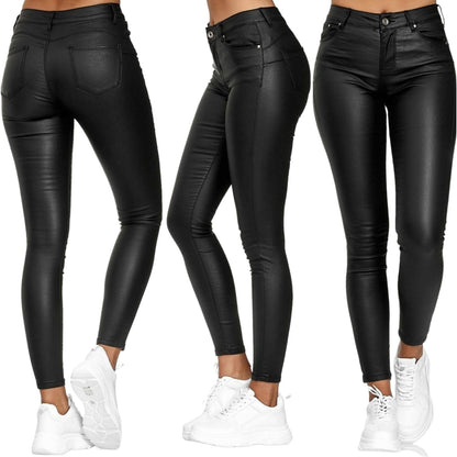 Dina – Pantalon en cuir souple