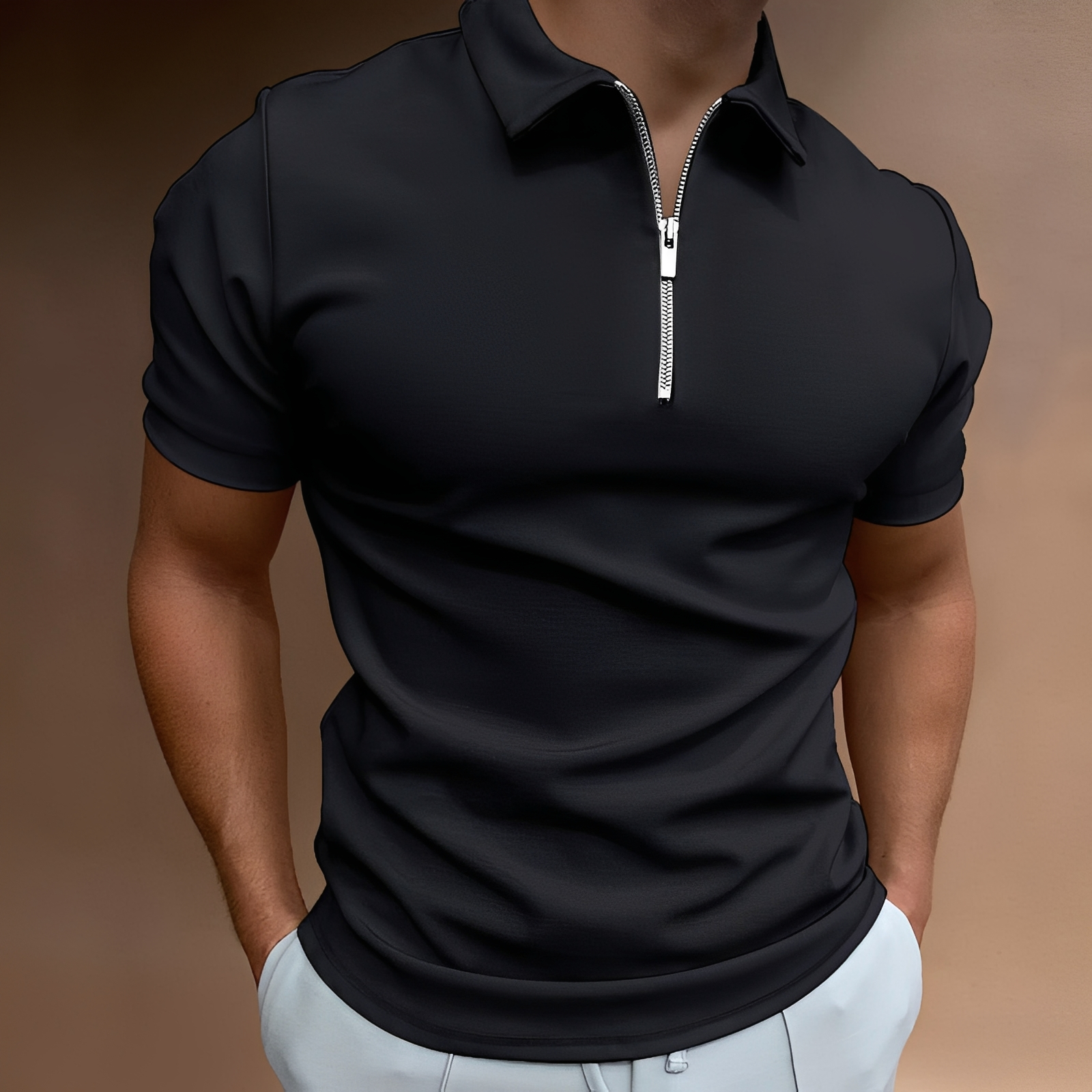 Jerson - Chemise homme d'été à manches courtes