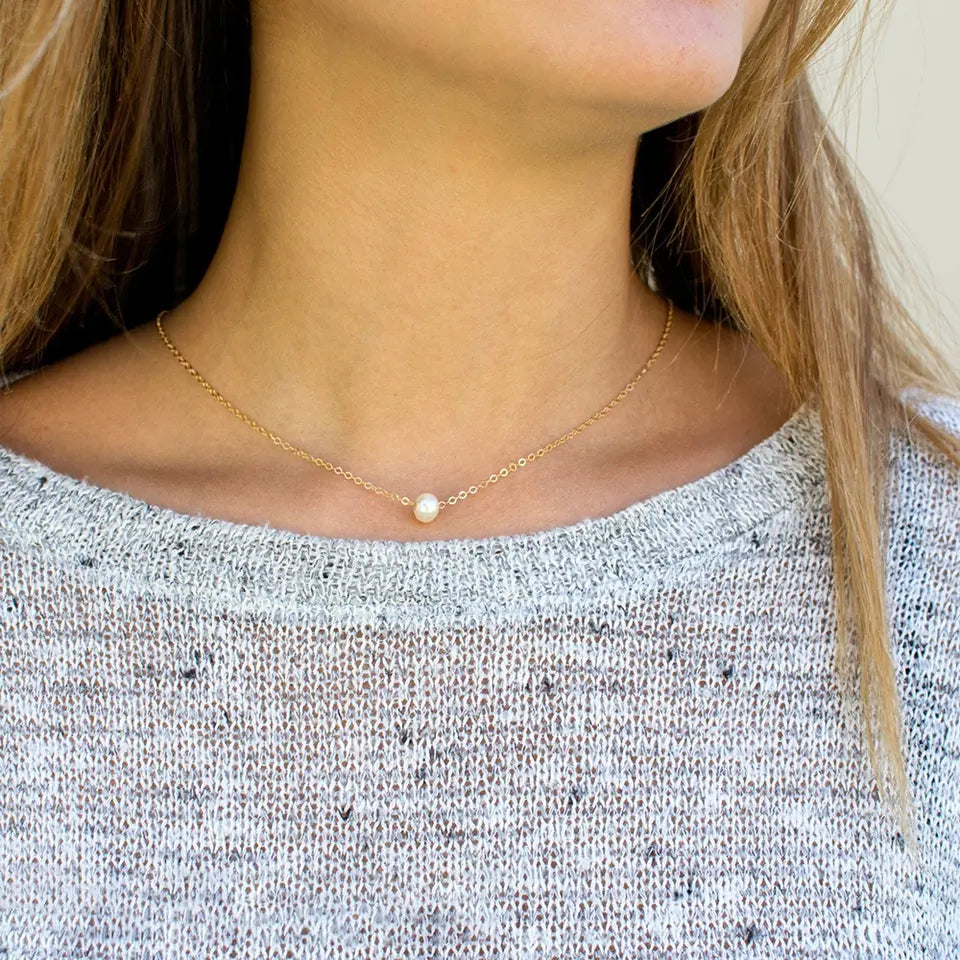 Marianne - Collier de perles d'eau douce