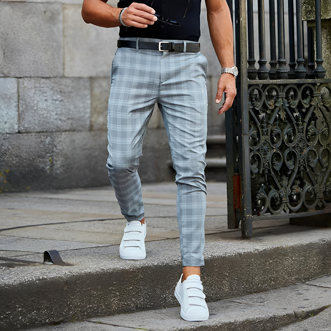 Elezer - Pantalon d'été homme décontracté