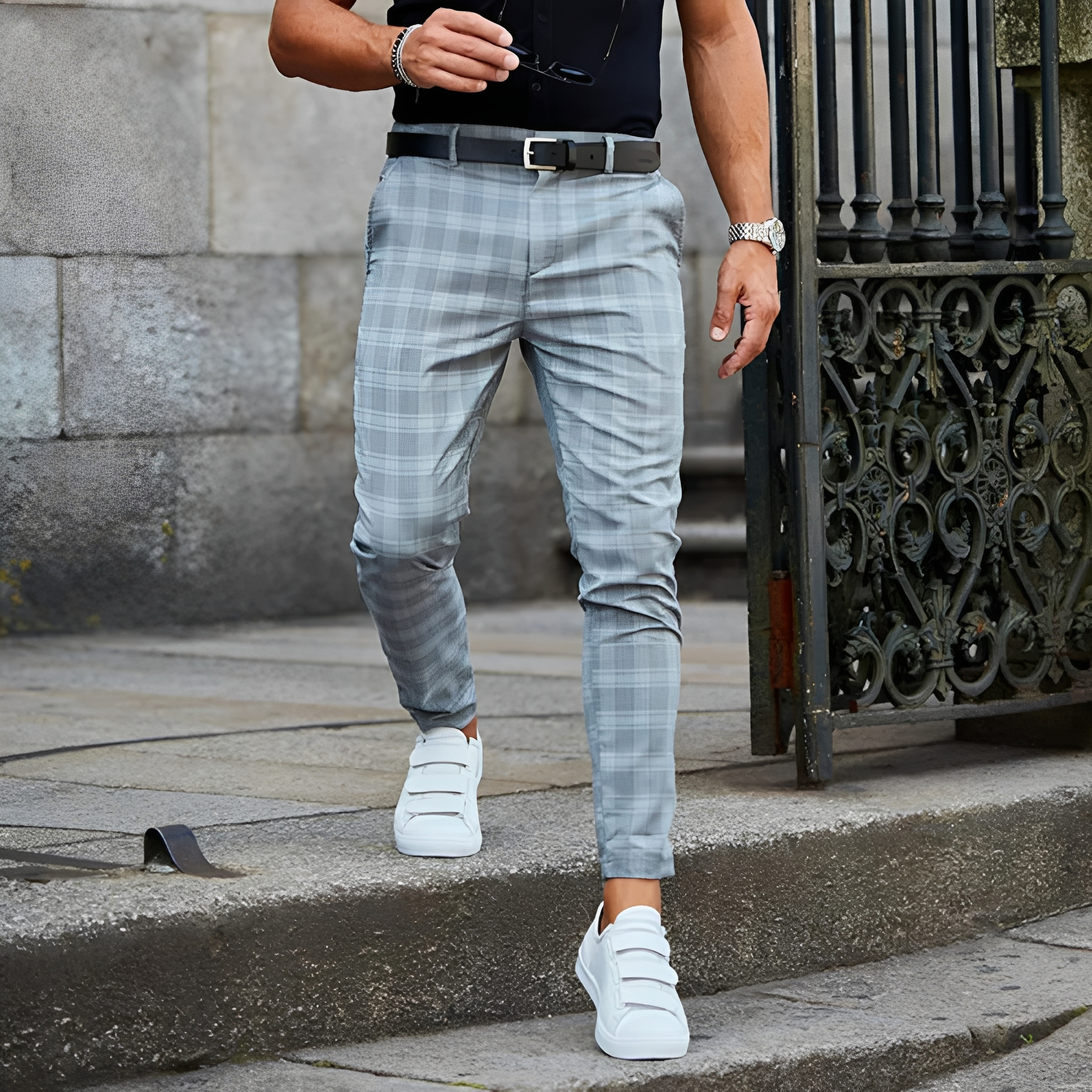 Elezer - Pantalon d'été homme décontracté
