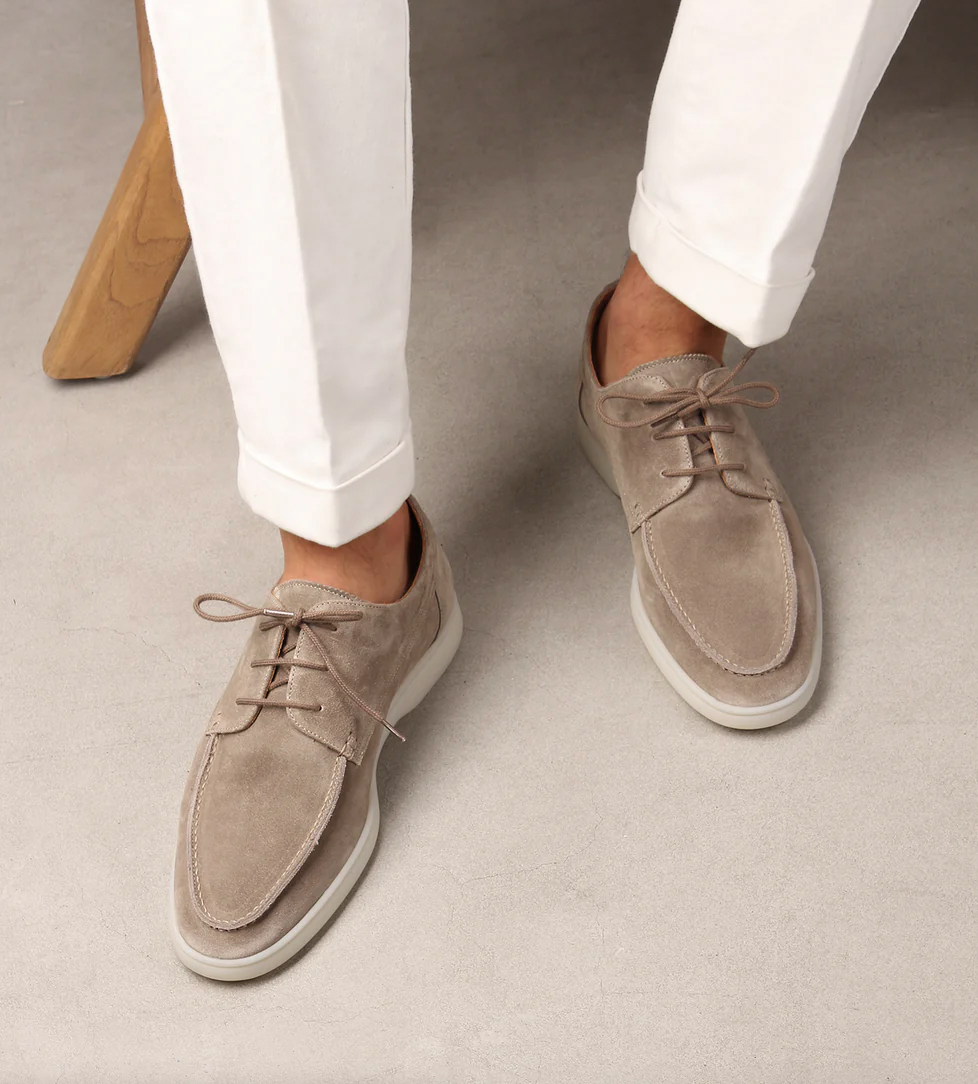 Vilano – Chaussures de cuir plates pour hommes