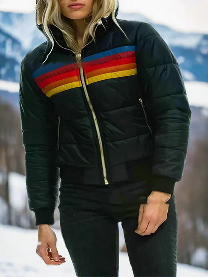 Hesterr – Manteau d'hiver en peluche pour femmes