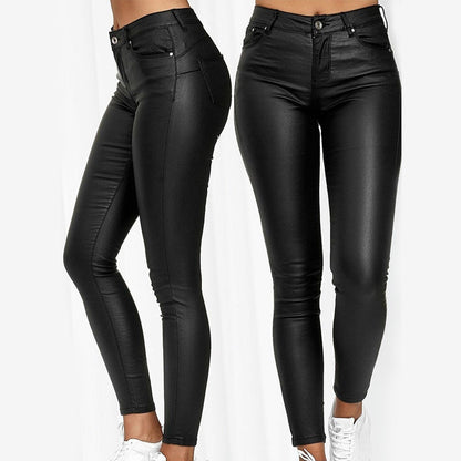 Dina – Pantalon en cuir souple