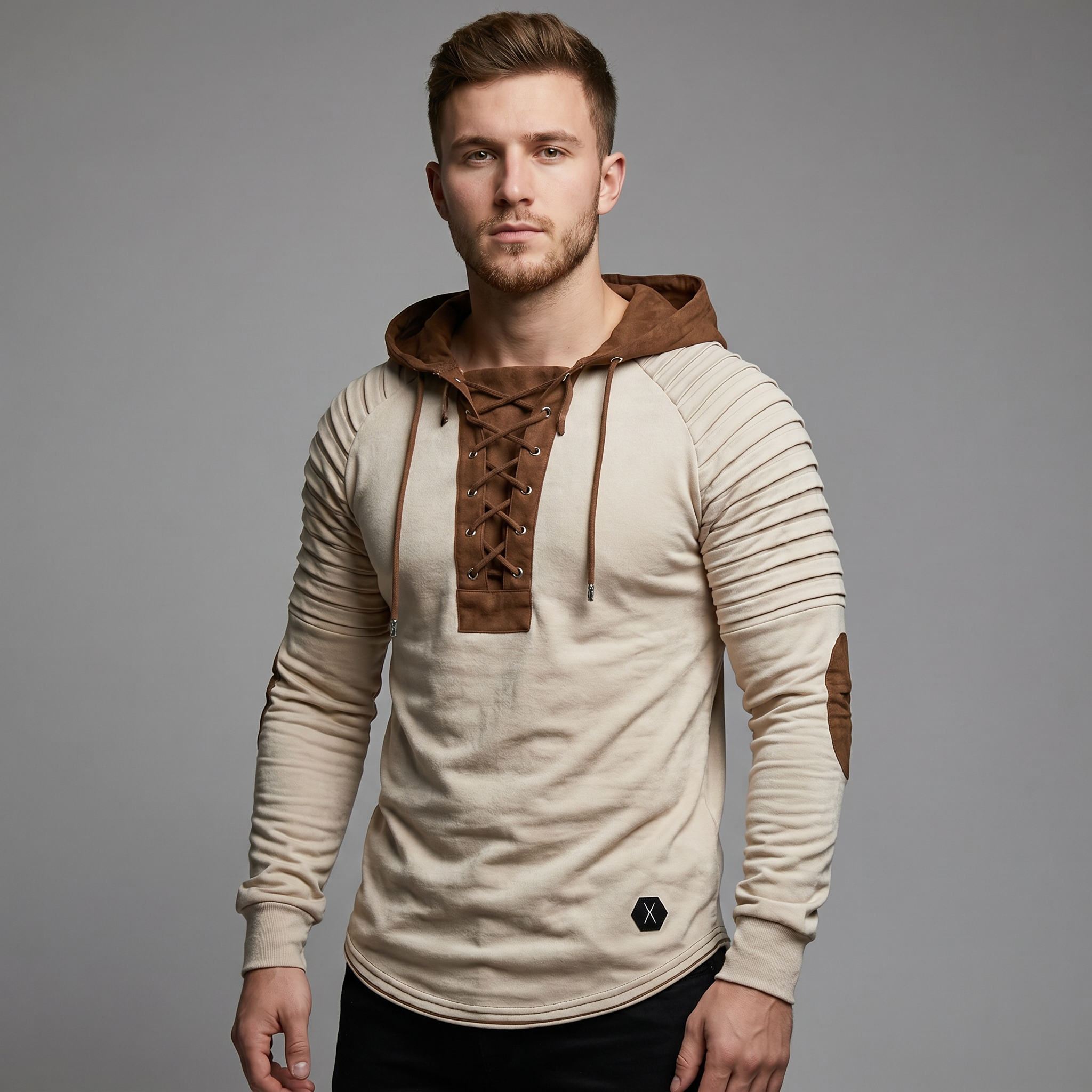 Durward - Hoodie en maille décontractée pour hommes