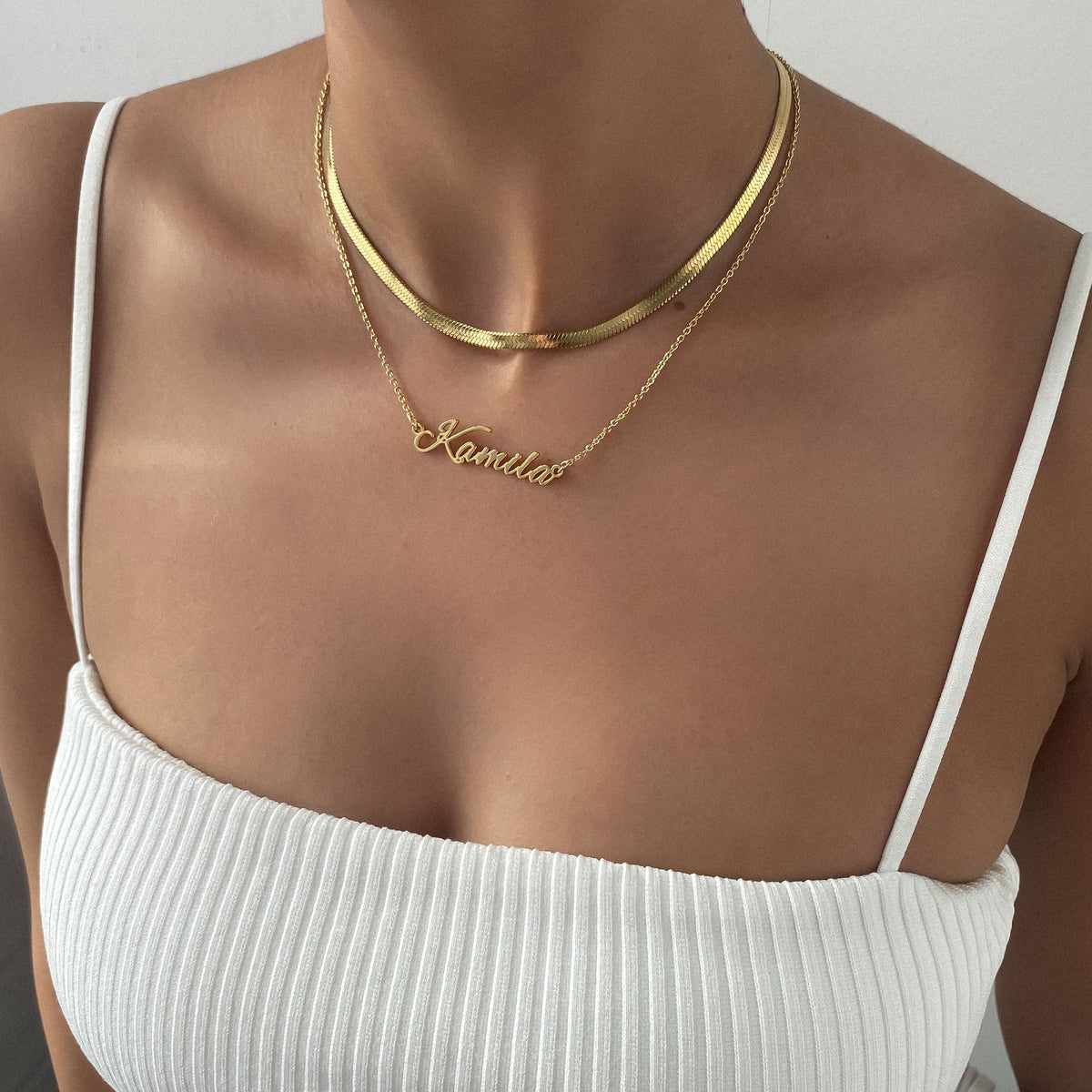 Juliette – Collier élégant en chevron