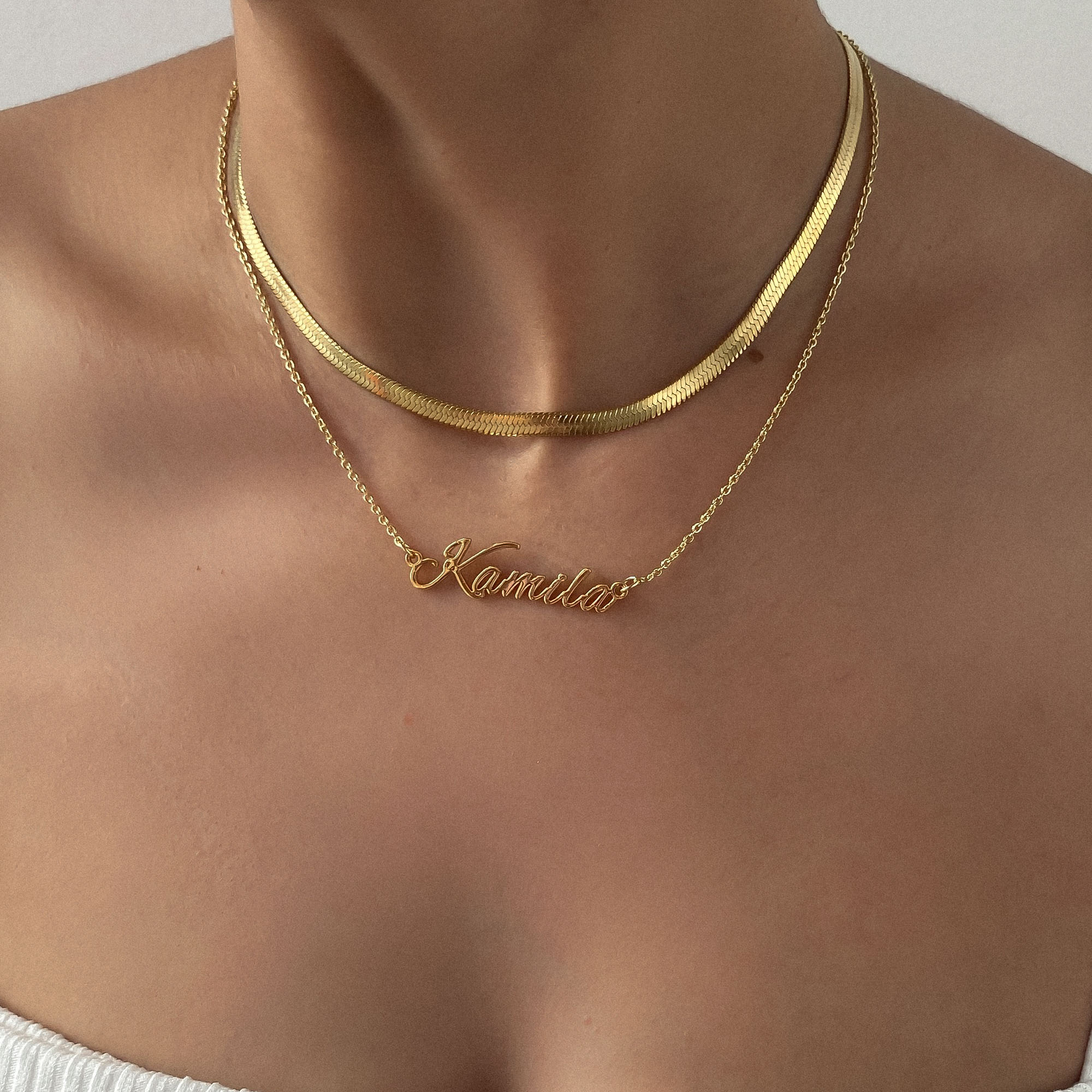 Juliette – Collier élégant en chevron