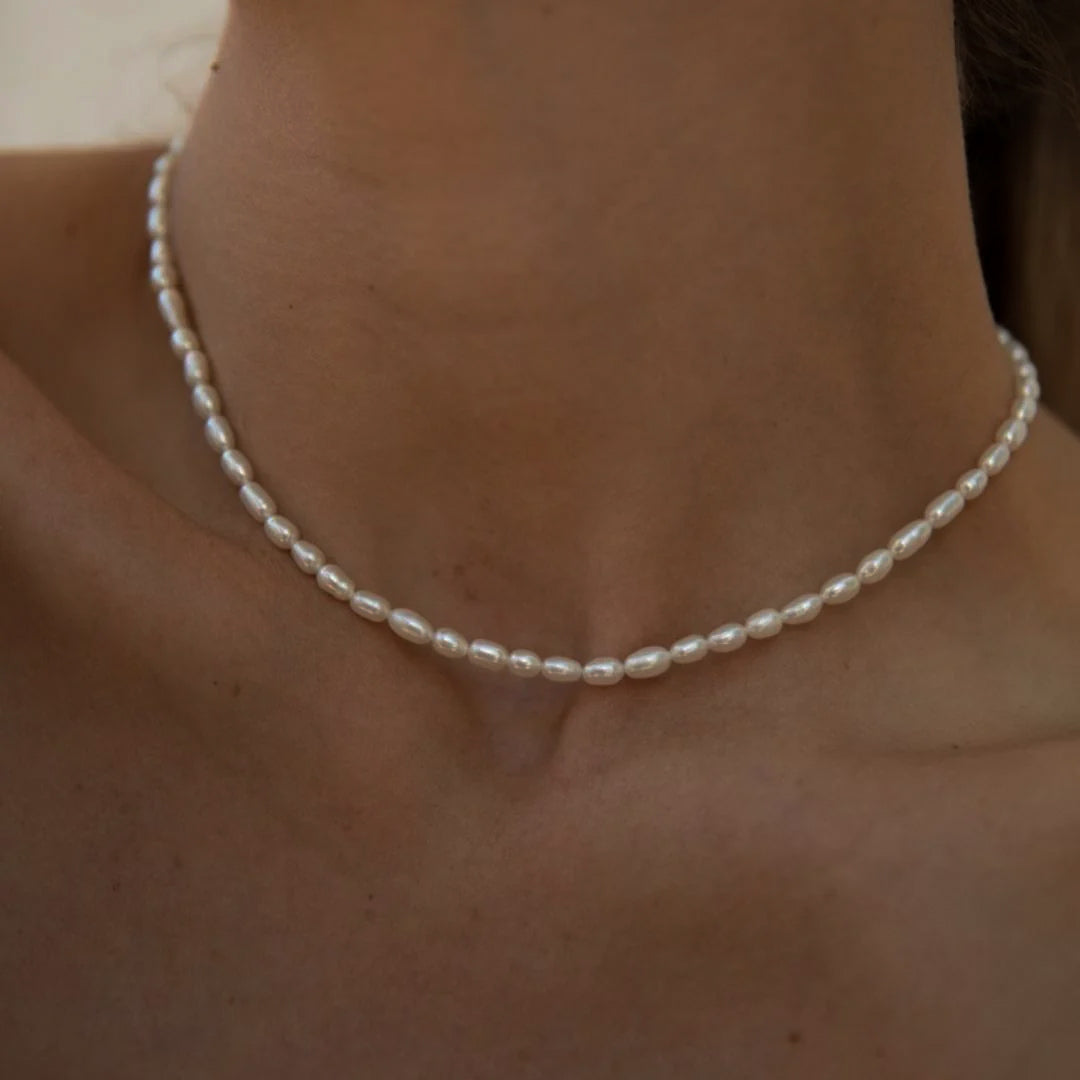 Avaria - Choker en perles d'eau douce