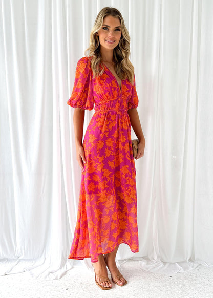Kathy – Longue Robe à Col en V