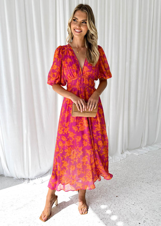 Kathy – Longue Robe à Col en V