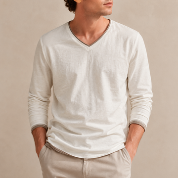 Jack - Chemise élégante à manches longues et usée