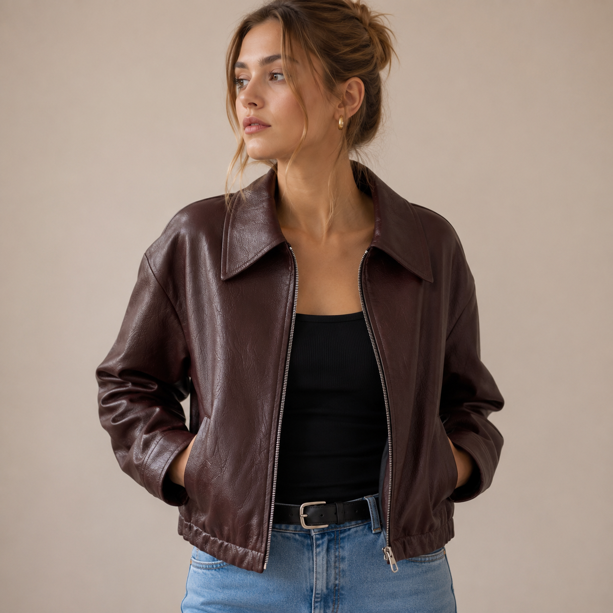 Karen - Veste à revers ample