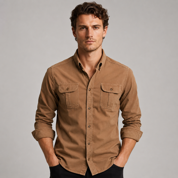 Blake - Chemise homme décontractée à manches longues