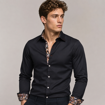 Xander - Chemise à manches longues élégante et moderne pour hommes