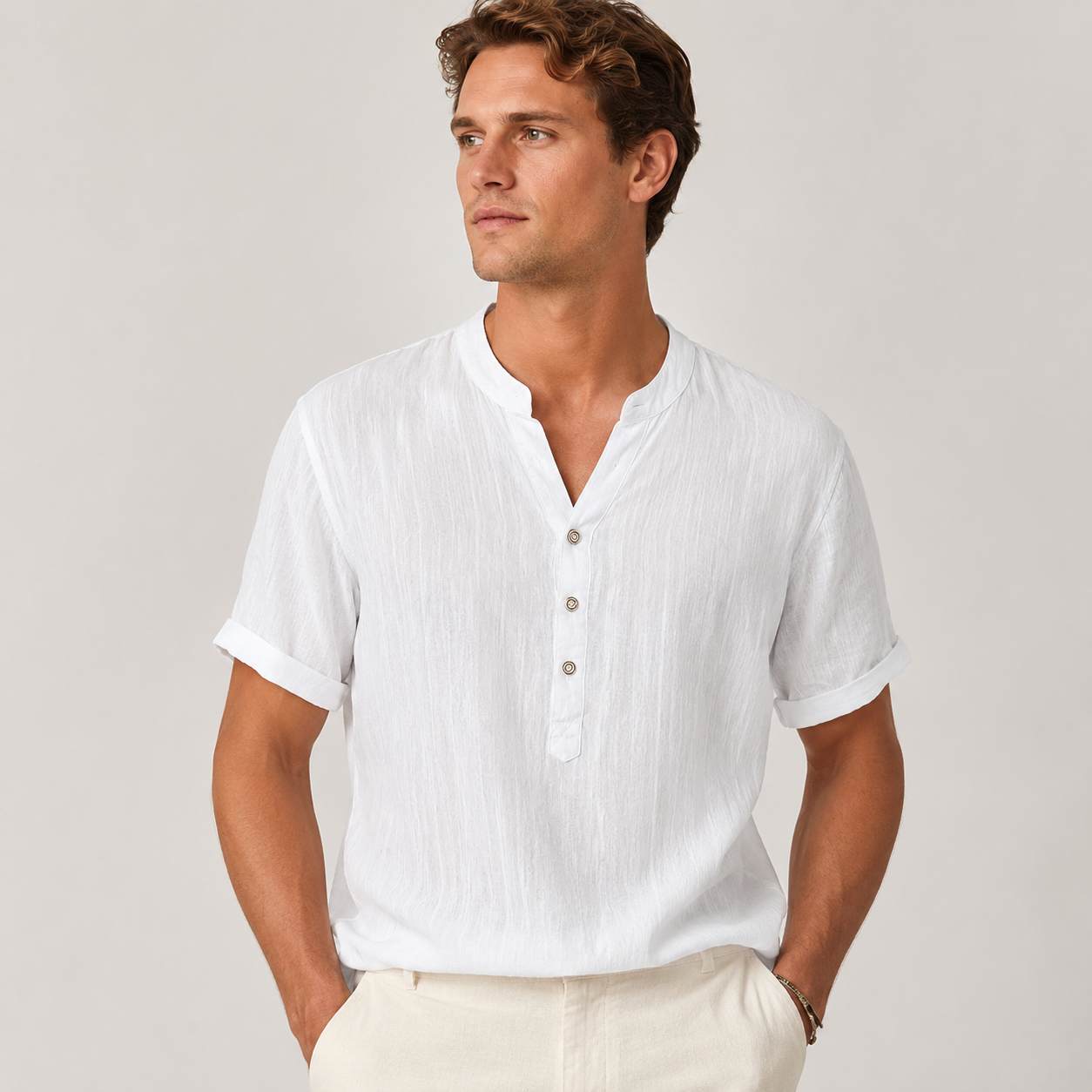 Frank - Chemise ample et décontractée pour hommes