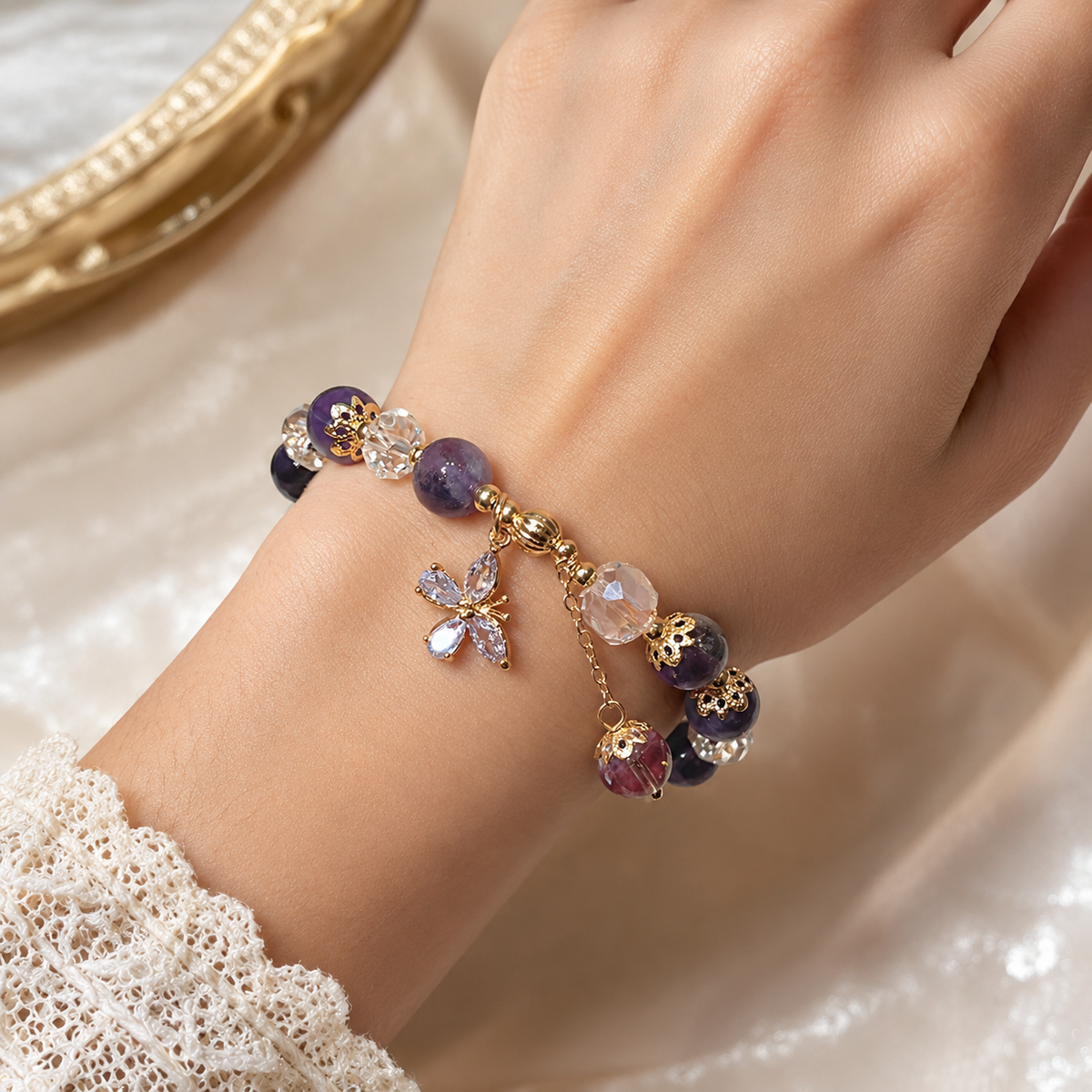 Aura – Bracelet d'améthyste guérisseur